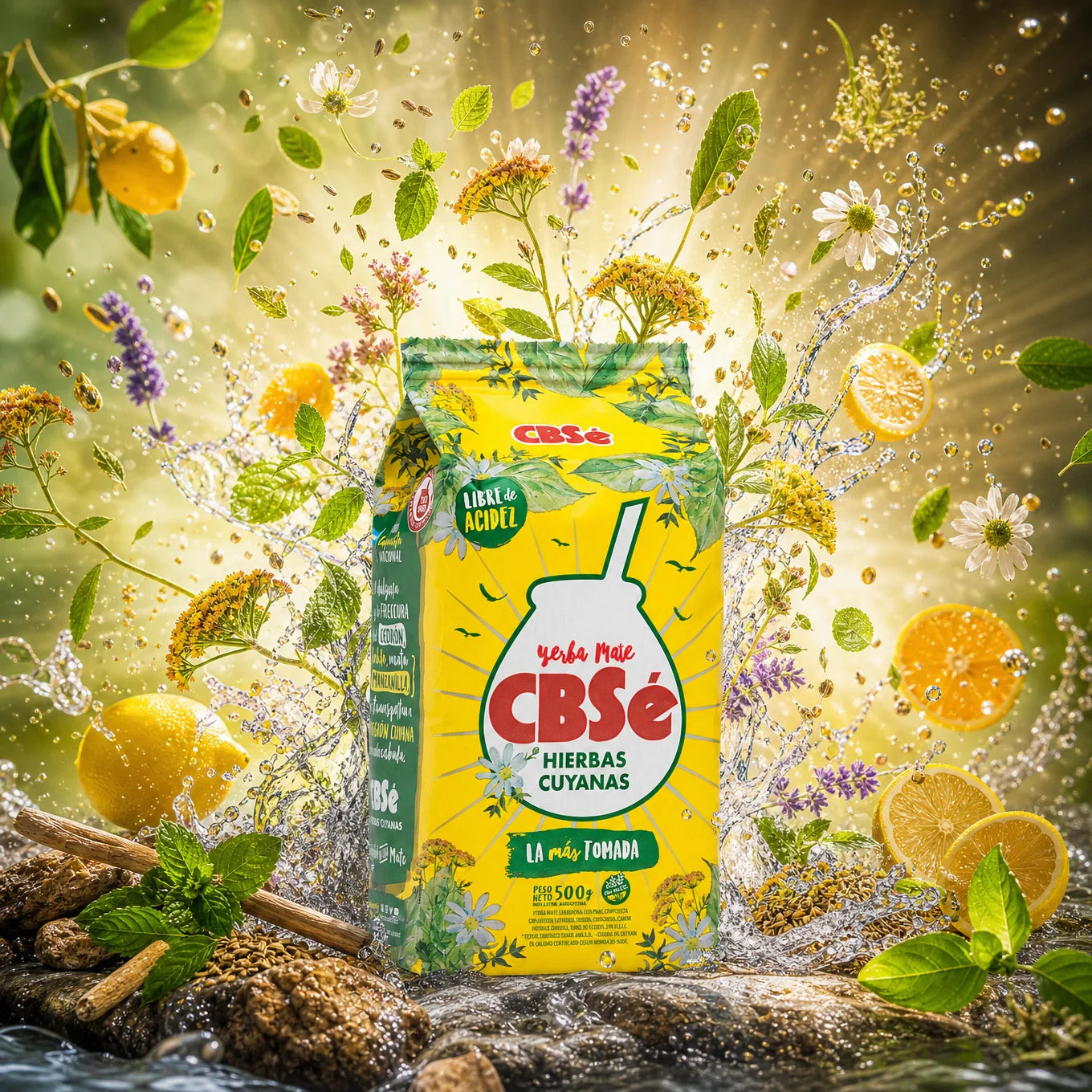 CBSé yerba mate-te • Skogsfrukter • 500 g