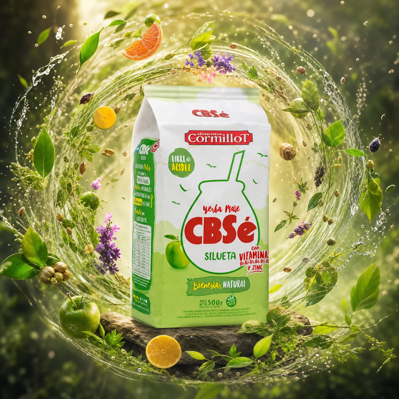 CBSé yerba mate-te • Skogsfrukter • 500 g