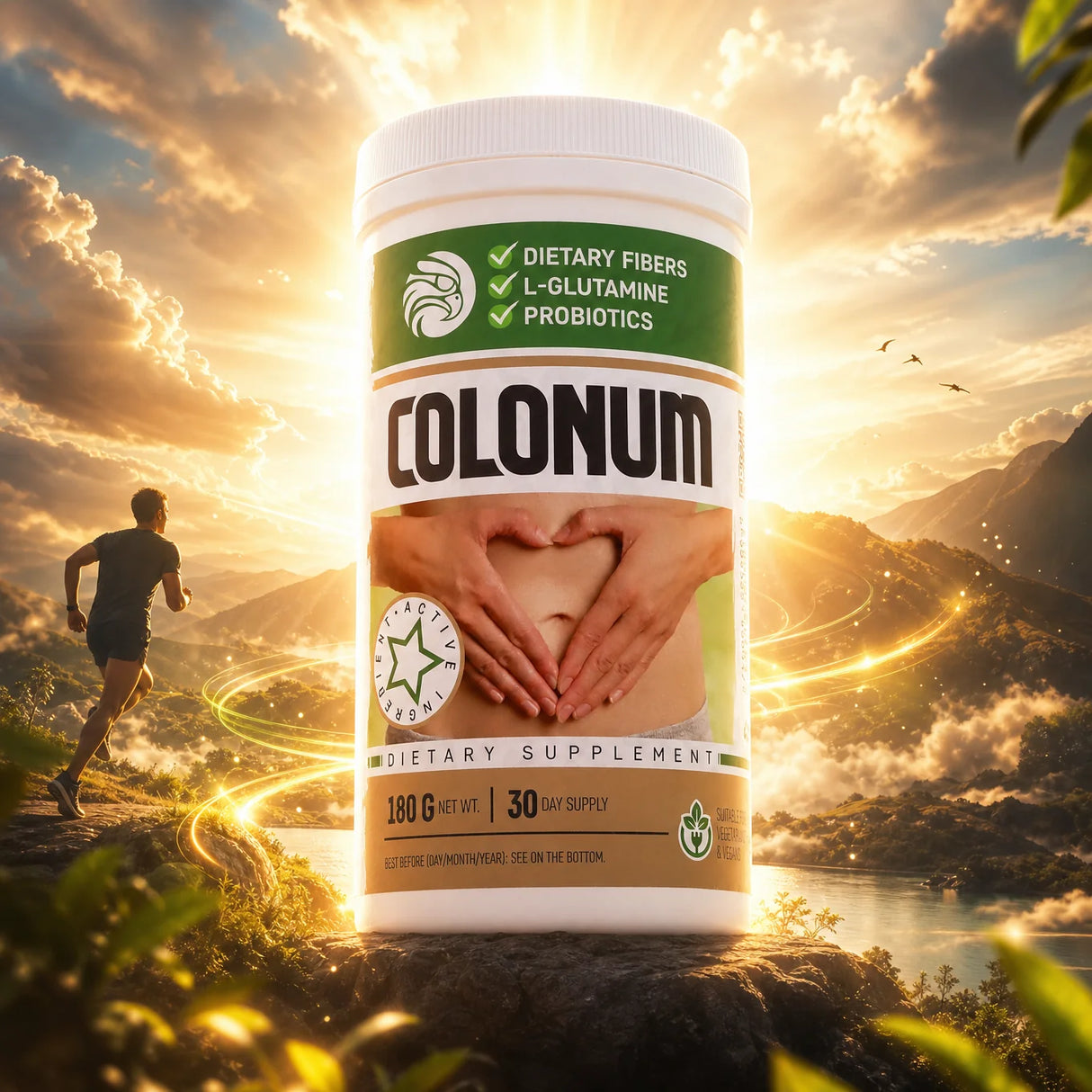 COLONUM • Tarmrensande och Tarmåterställande pulver • 180g