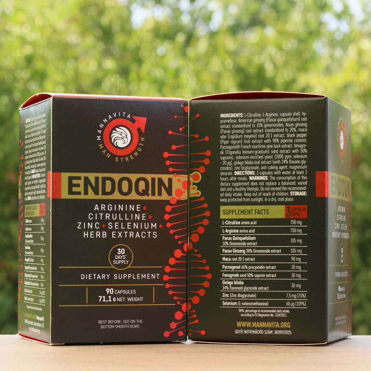 ENDOQIN Manpower Forte • 90 kapslar