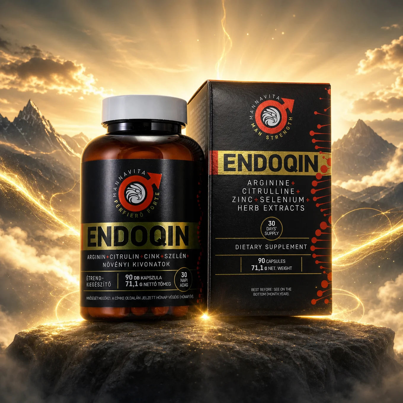 ENDOQIN Manpower Forte • 90 kapslar