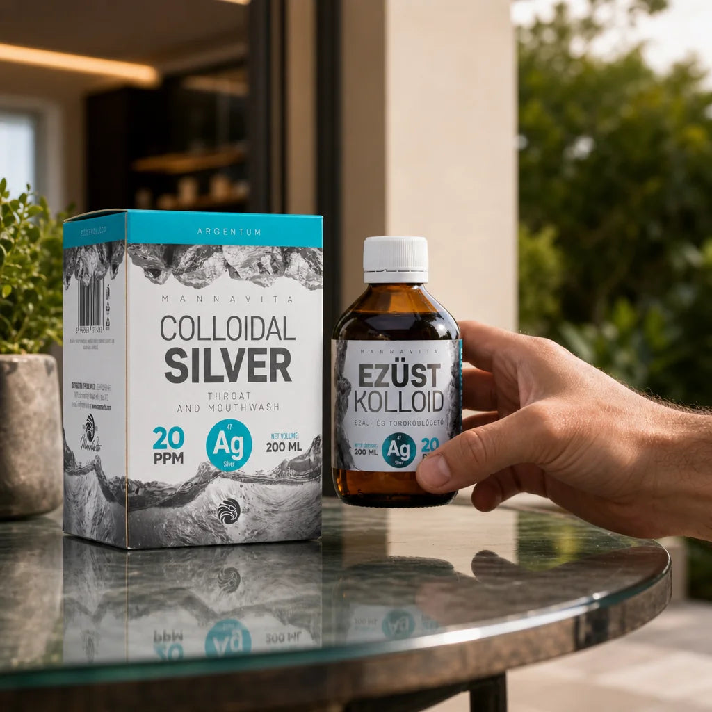 Mannavita Kolloidalt Silver 20 PPM • 200 ml