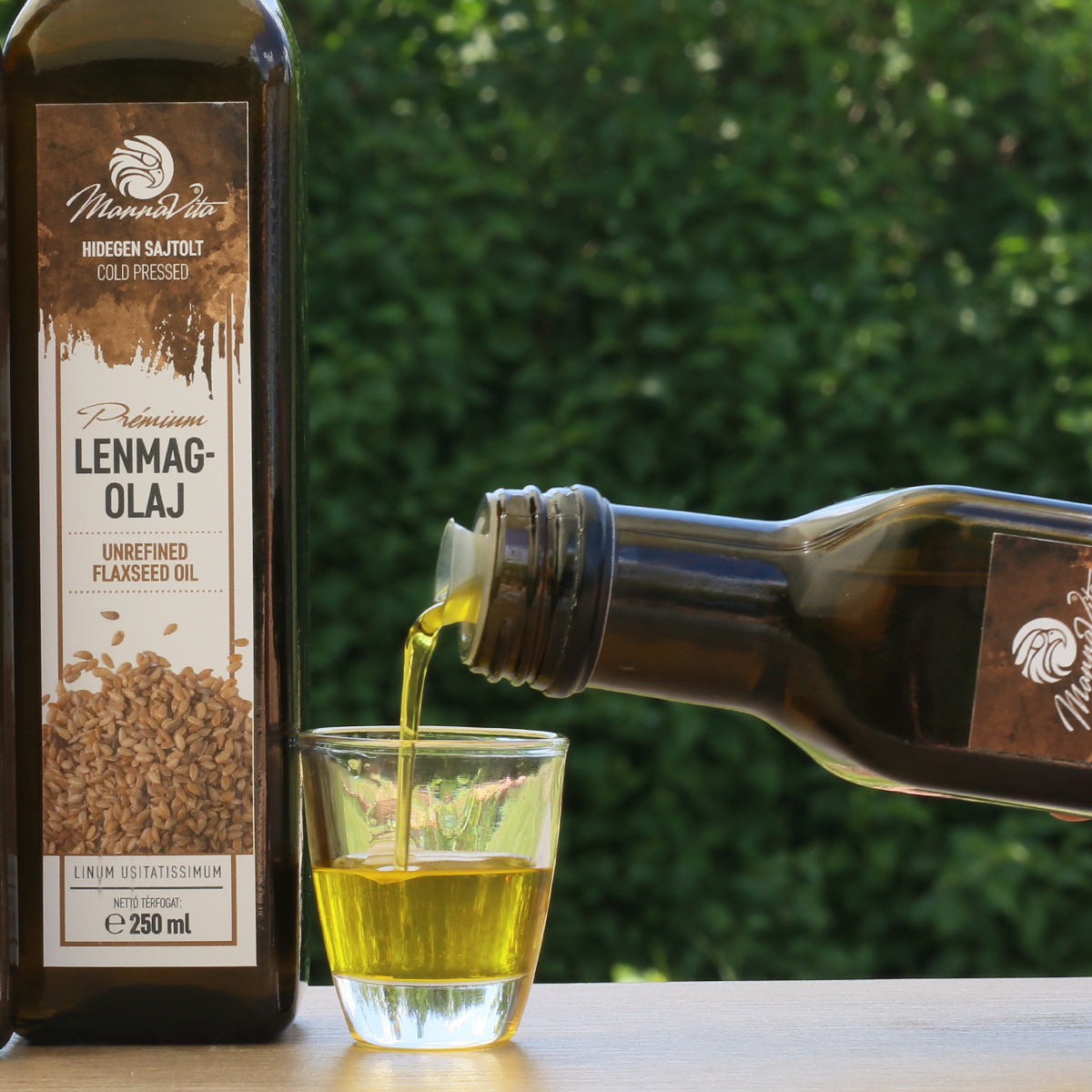 Mannavita ungersk kallpressad linfröolja • 250 ml