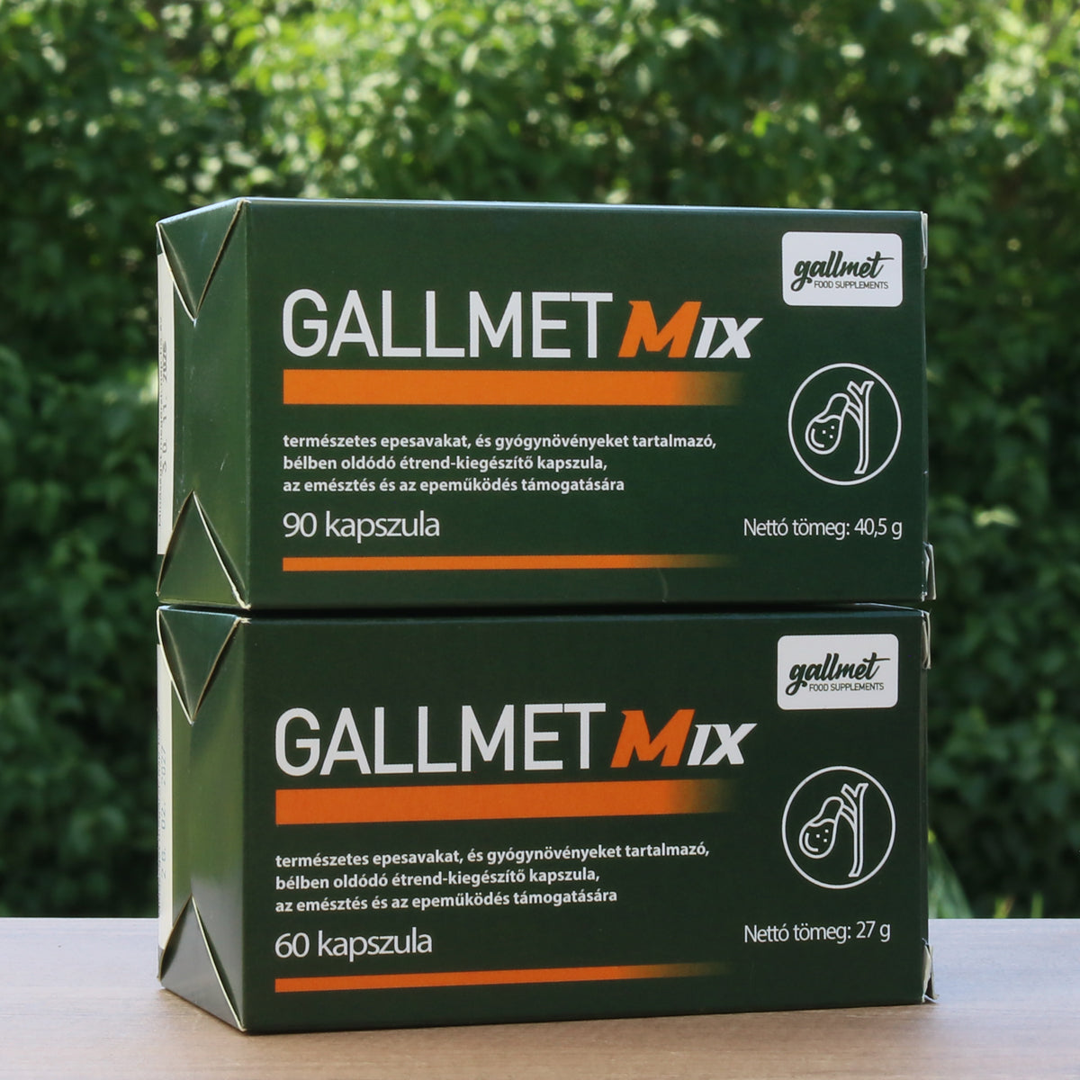 Gallmet Mix gallsyra- och örtkapslar • 60 st.