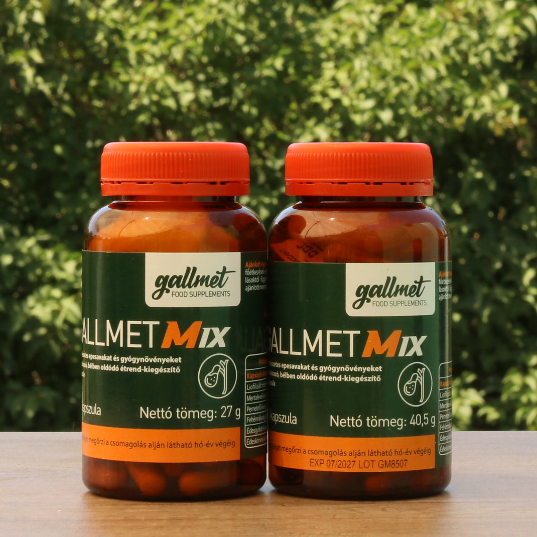 Gallmet Mix gallsyra- och örtkapslar • 60 st.