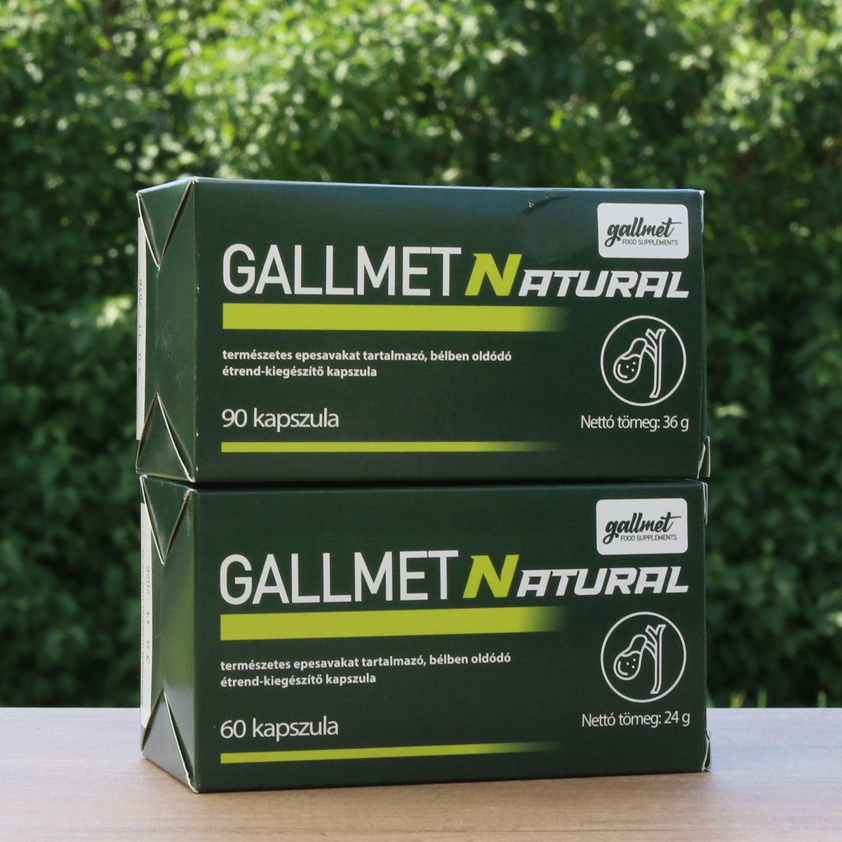 Gallmet kapsel med naturlig gallsyra • 60 st.