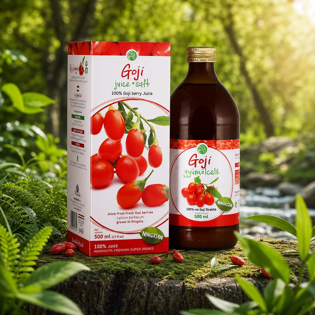 Mannavita Gojibär 100% ren juice • 500 ml
