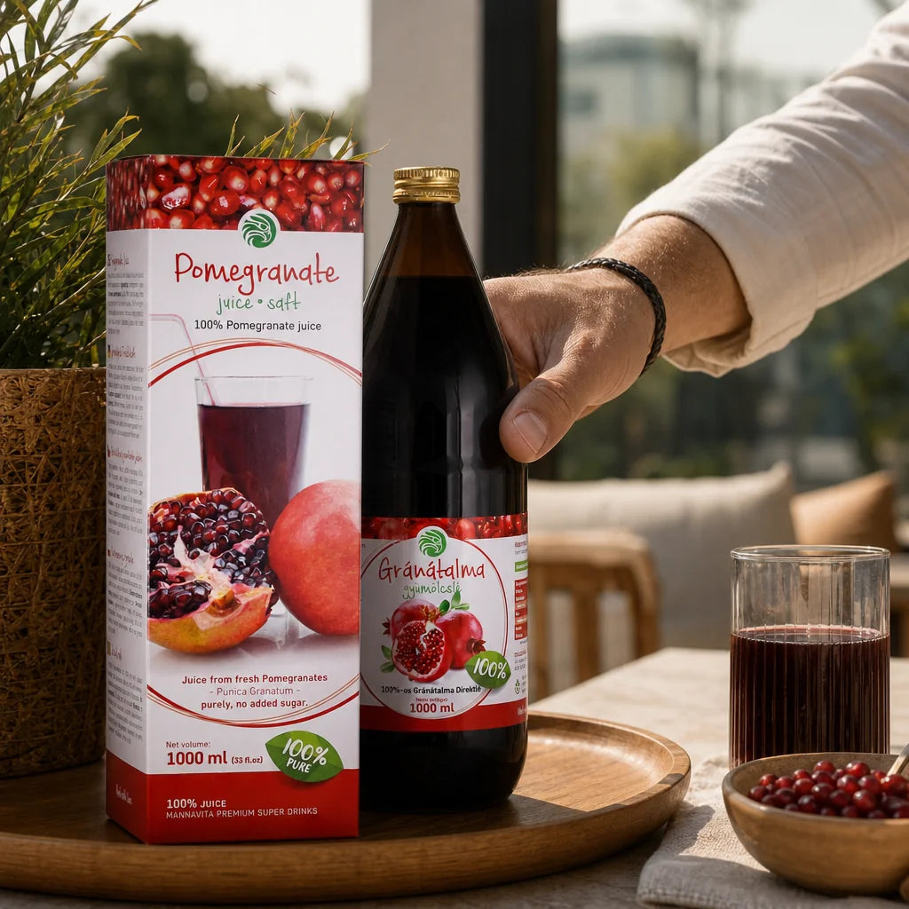 Mannavita Granatäpple 100% ren juice • 1000 ml