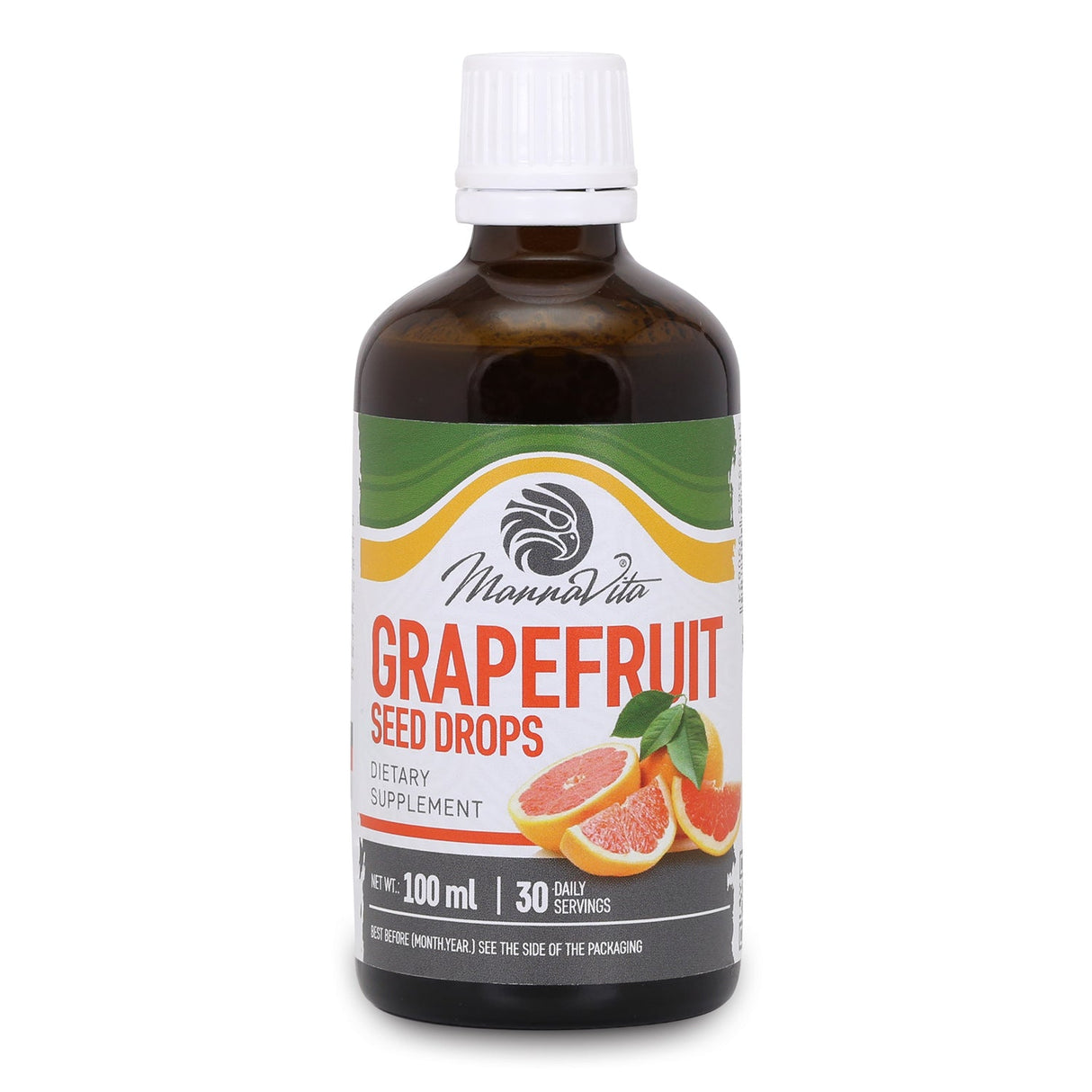 Mannavita Extrakt av grapefruktkärnor droppar • 100 ml