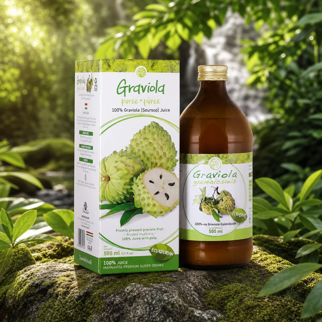 Mannavita Graviola 100% ren puré • 500 ml