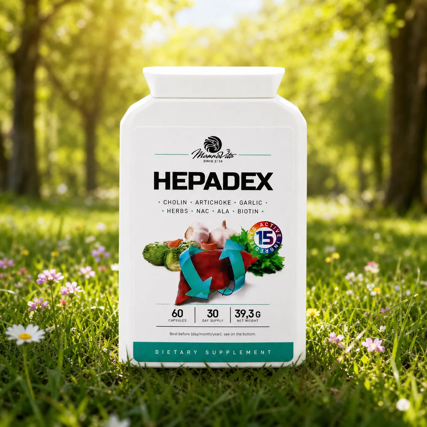 HEPADEX Leverregenererande och Leverhälsoförbättrande komplex • 60 kapslar