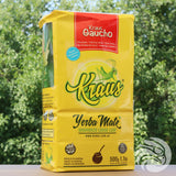 Kraus yerba mate • Gaucho, Sin palo - Utan stjälkar • 500 g
