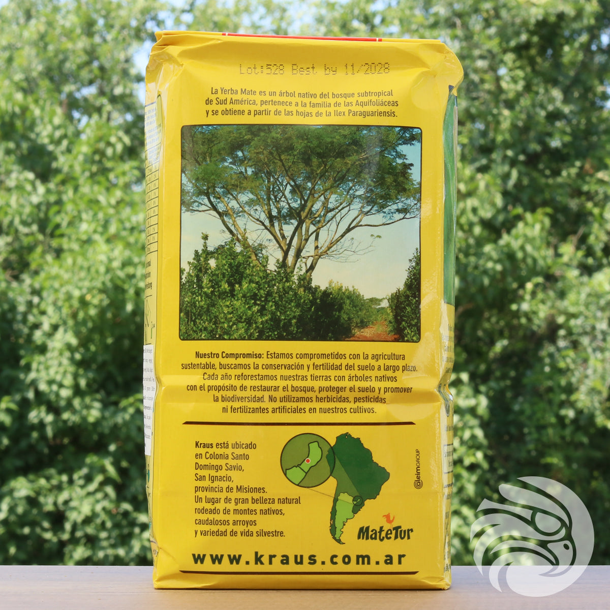 Kraus yerba mate • Gaucho, Sin palo - Utan stjälkar • 500 g