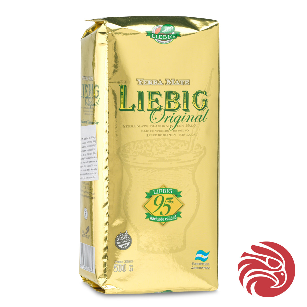 Liebig Original yerba mate-te • Tillverkad med stjälkar • 500 g