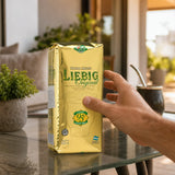 Liebig Original yerba mate-te • Tillverkad med stjälkar • 500 g