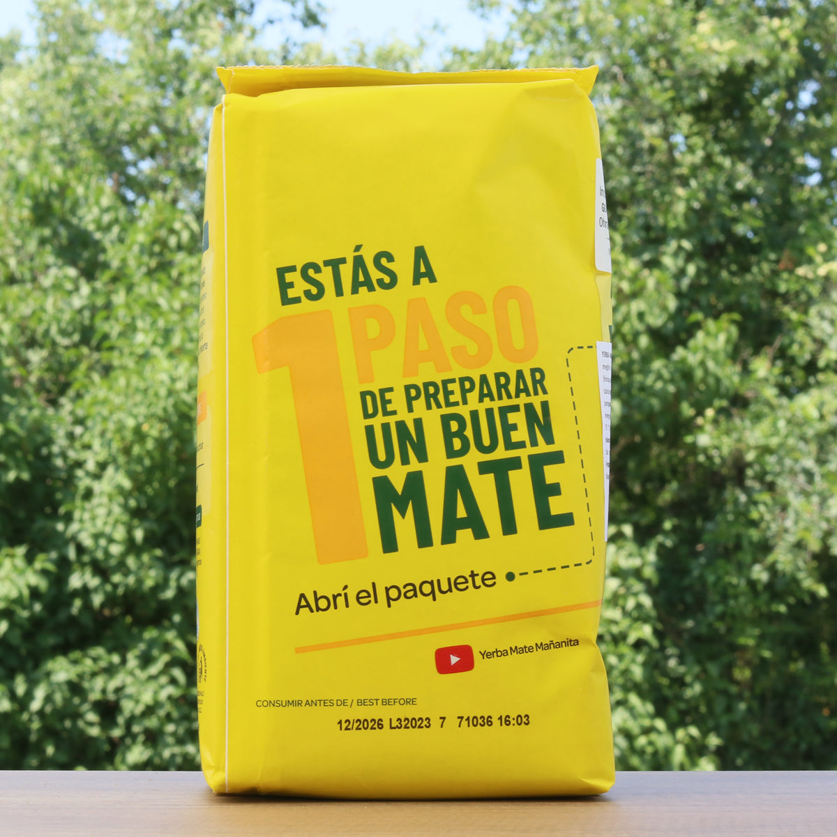 Mañanita yerba mate-te • Tillverkad med stjälkar • 500 g