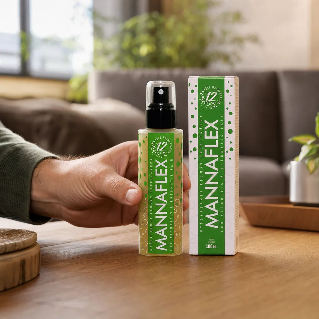 MANNAFLEX Led- & muskelvärk lindrande läkande spray • 100 ml