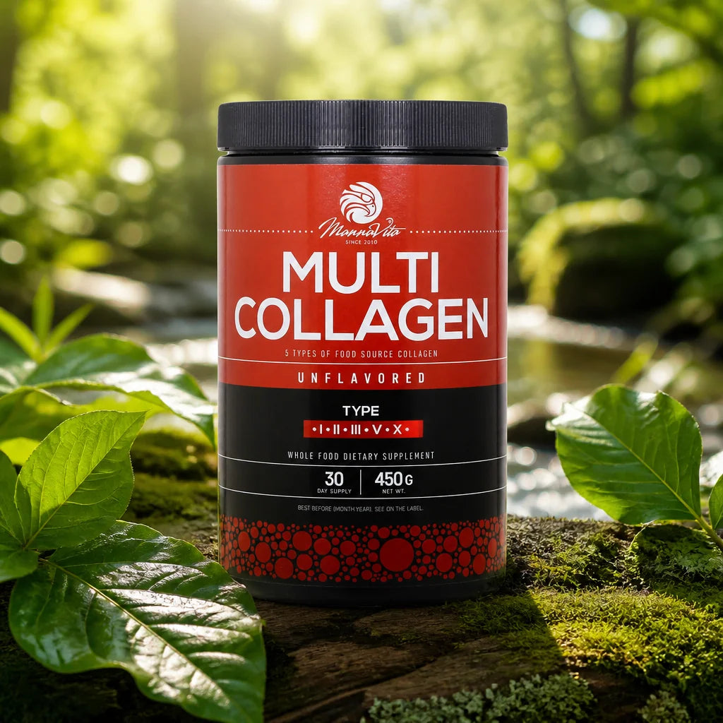 Mannavita Multikollagenpulver • Utan smak • 450g