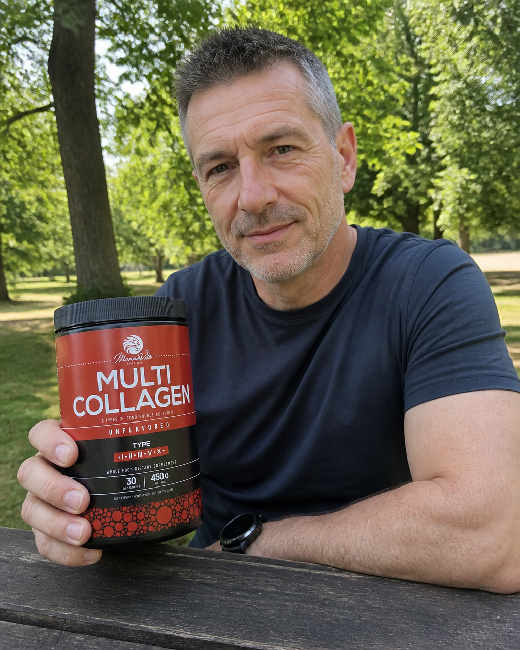 Mannavita Multikollagenpulver • Utan smak • 450g
