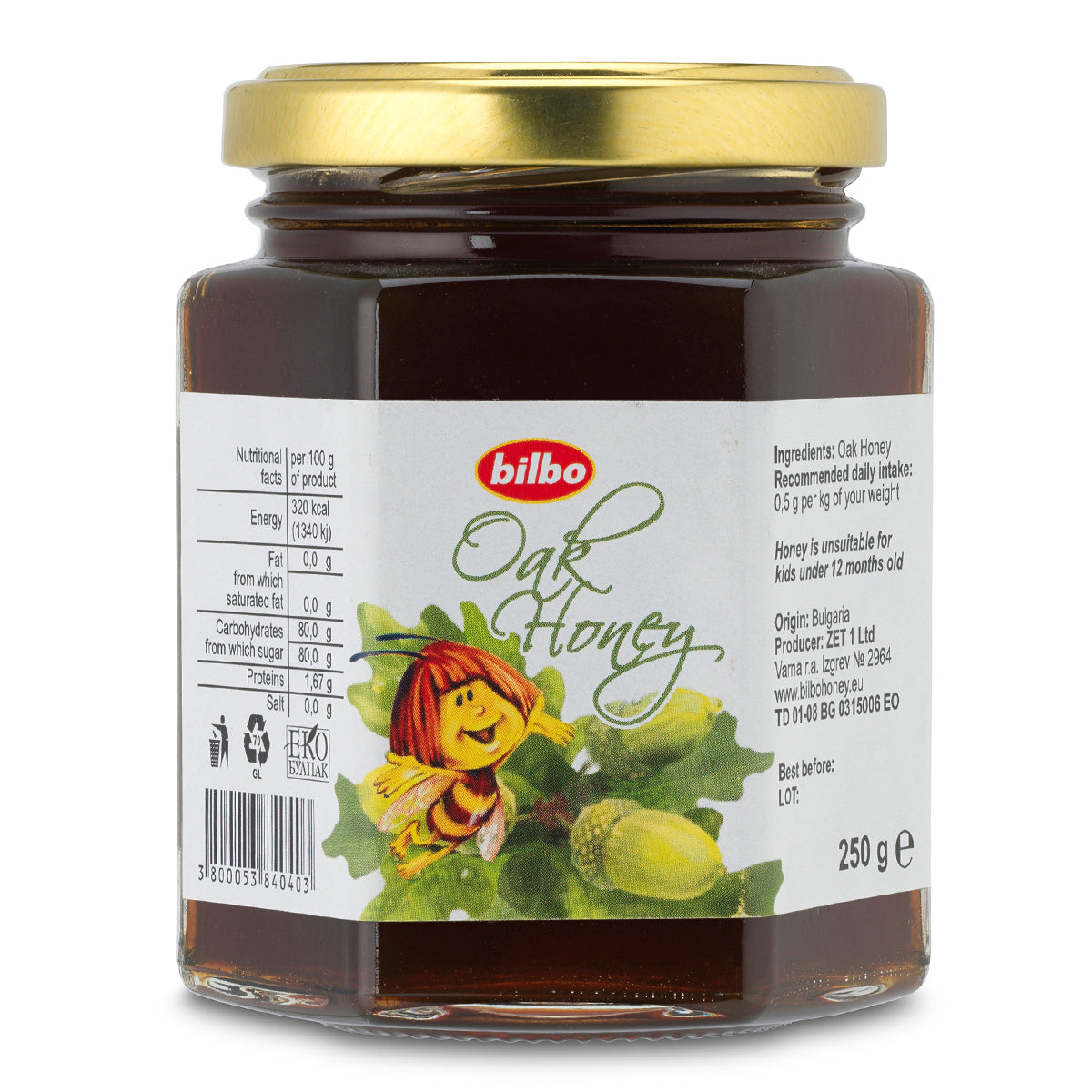 Bilbo rå ekhonung • 250 g