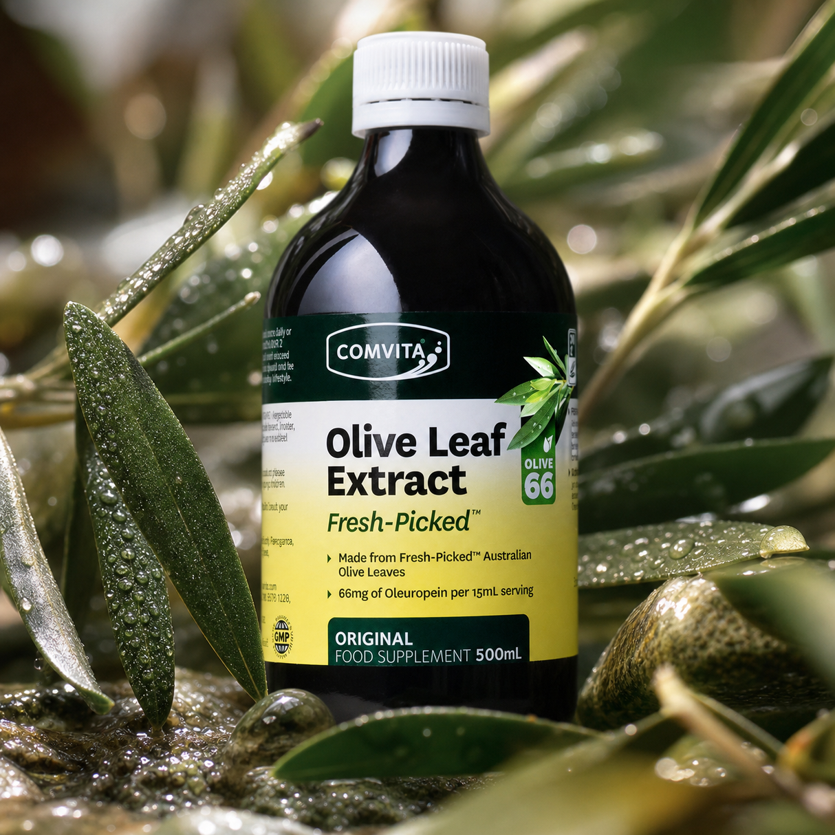 Comvita olivbladsextrakt, flytande • 500 ml