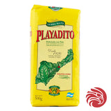 Playadito yerba mate-te • Tillverkad med stjälkar • 500 g