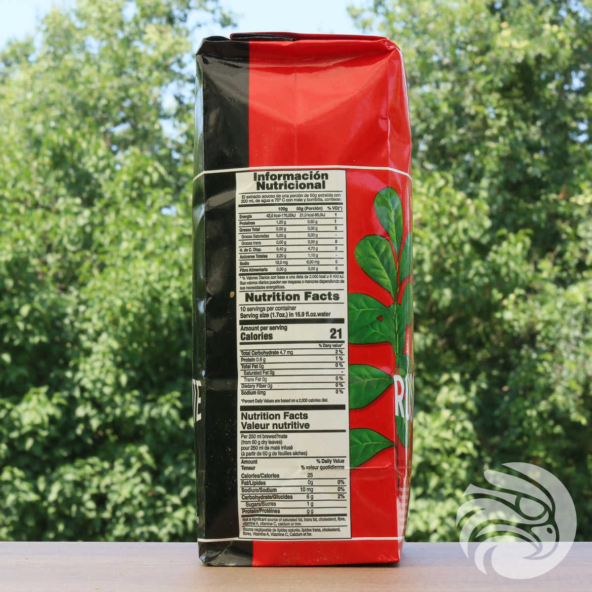 Rosamonte yerba mate-te • Med stjälkar • 500 g
