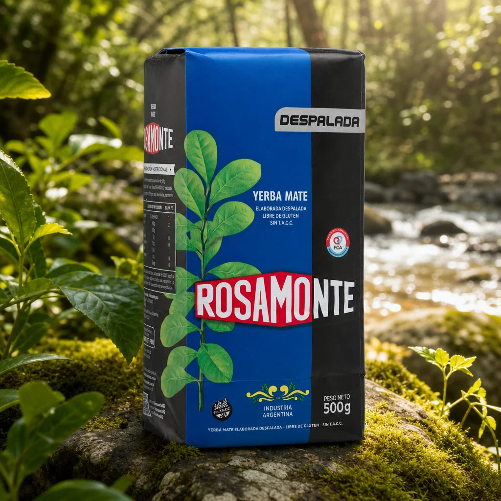 Rosamonte yerba mate-te • UTAN STJÄLKAR • 500 g