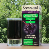 Sambucol svart fläderbärssirap, sockerfri • 120 ml