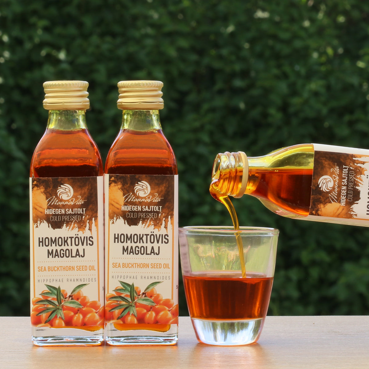 Mannavita ungersk kallpressad havtornfröolja • 40 ml