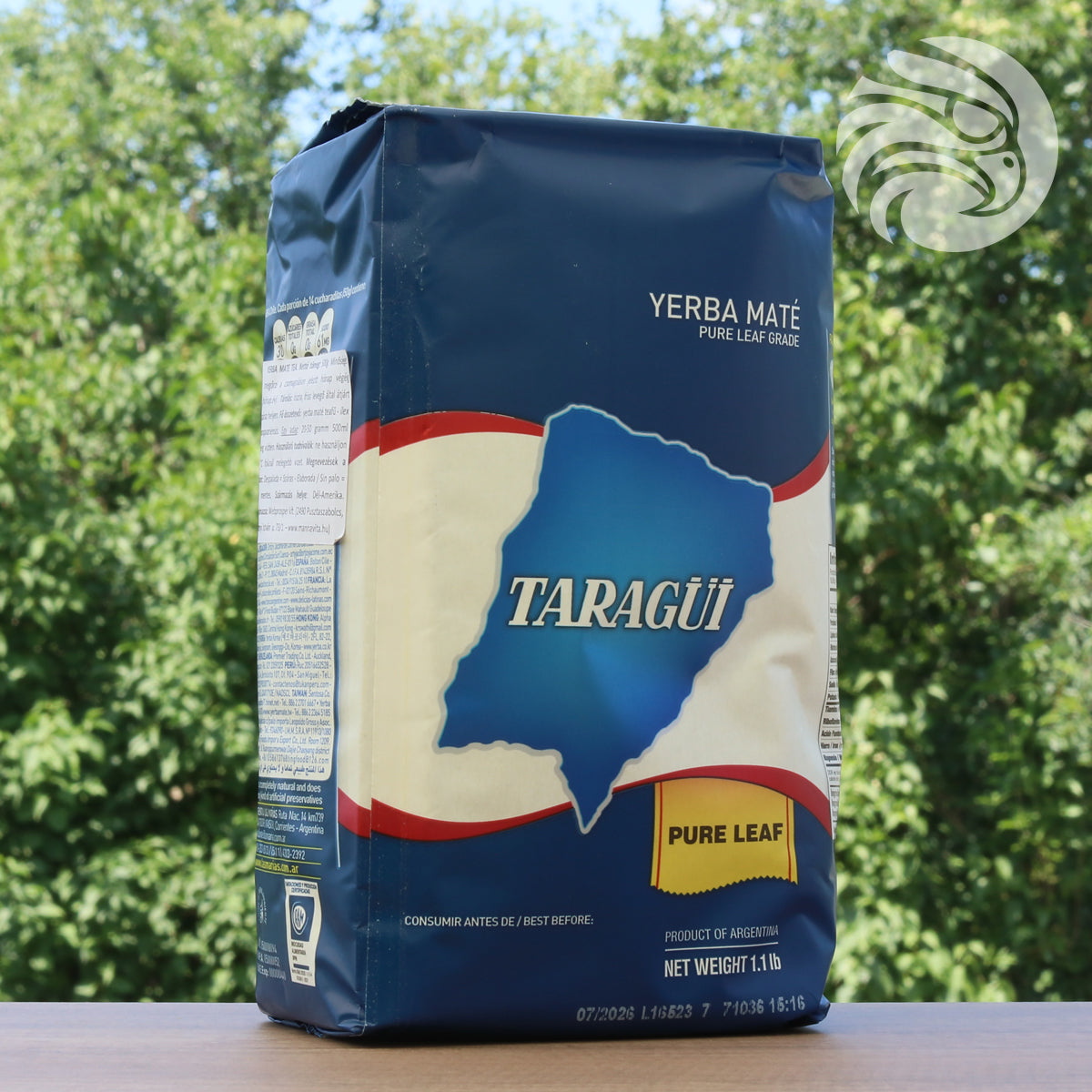 Taragüi yerba mate-te • Rena blad – sin palo • 500 g