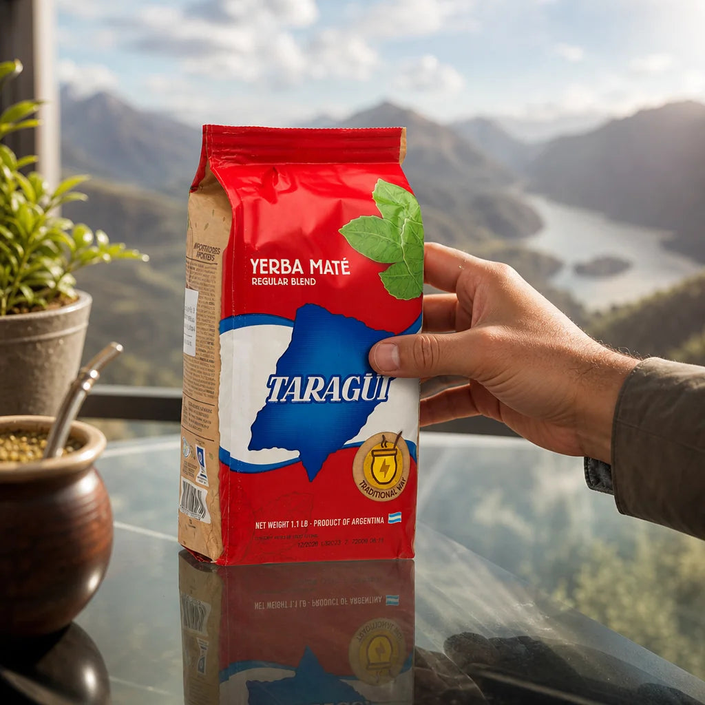 Taragüi yerba mate-te • Med kvist • 500 g
