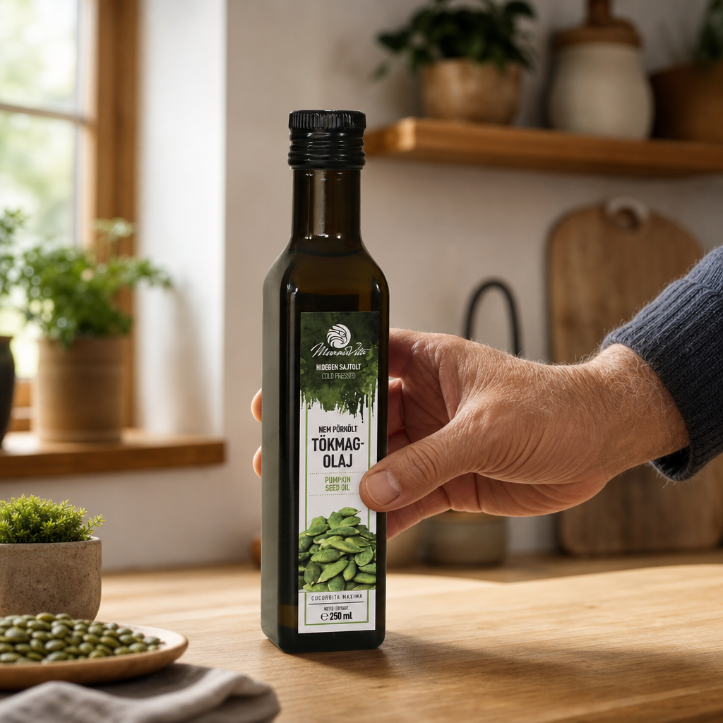 Mannavita ungersk kallpressad pumpafröolja • 250 ml